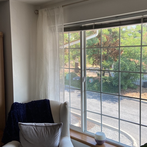 West Elm - Beige Linen Curtain Panels - 48” x 108” (2 panels) - Picture 5 of 11